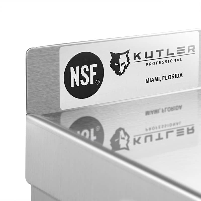 Stainless Steel Shelf NSF Commercial Kitchen Wall Shelving