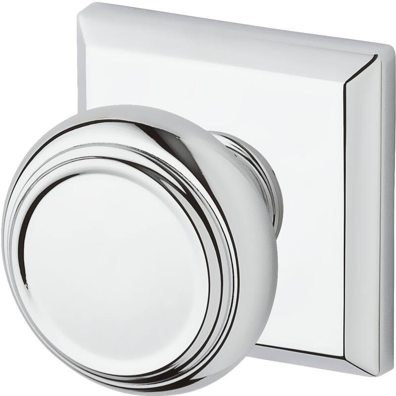 Baldwin Traditional Non-Turning Two-Sided Dummy Door Knob Set with