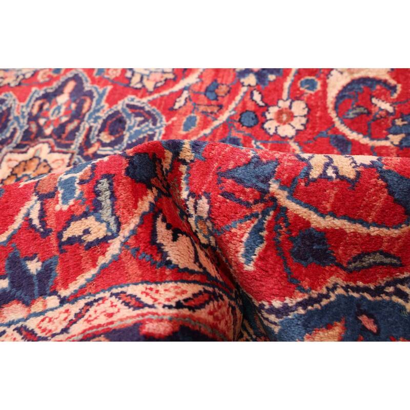 ECARPETGALLERY Hand-knotted Andelz Red Wool Rug - 4'1 x 6'8