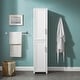 preview thumbnail 17 of 24, Crosley Savannah Linen Storage Cabinet
