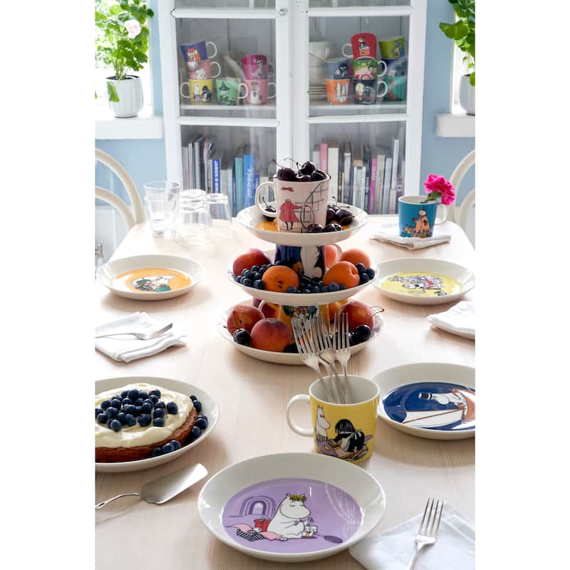 Moomin by Arabia Plate 7.48in Snorkmaiden Lilac
