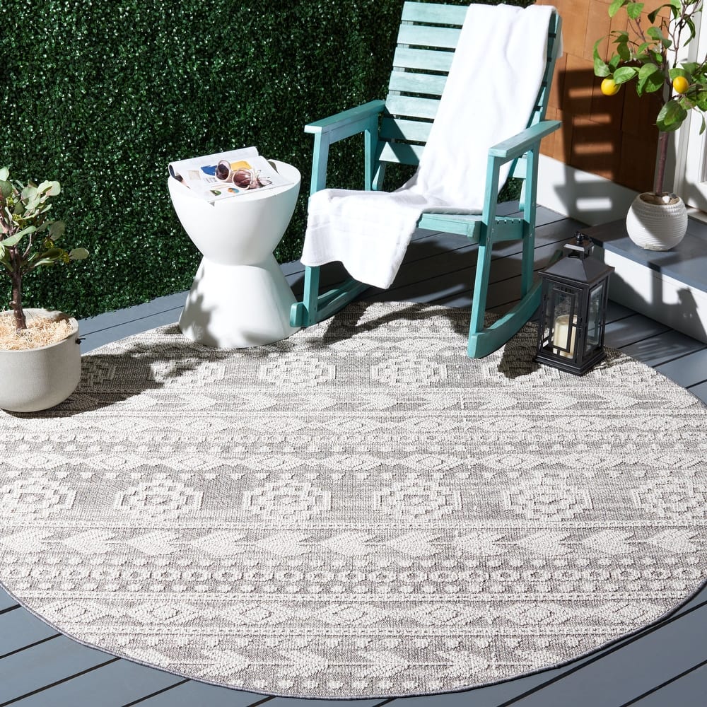 SAFAVIEH Global Elsche Moroccan Indoor/ Outdoor Waterproof Patio Backyard