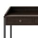 Thumbnail 41, WYNDENHALL Brinkley SOLID ACACIA WOOD Modern Industrial 60 inch Wide Writing Office Desk. Changes active main hero.
