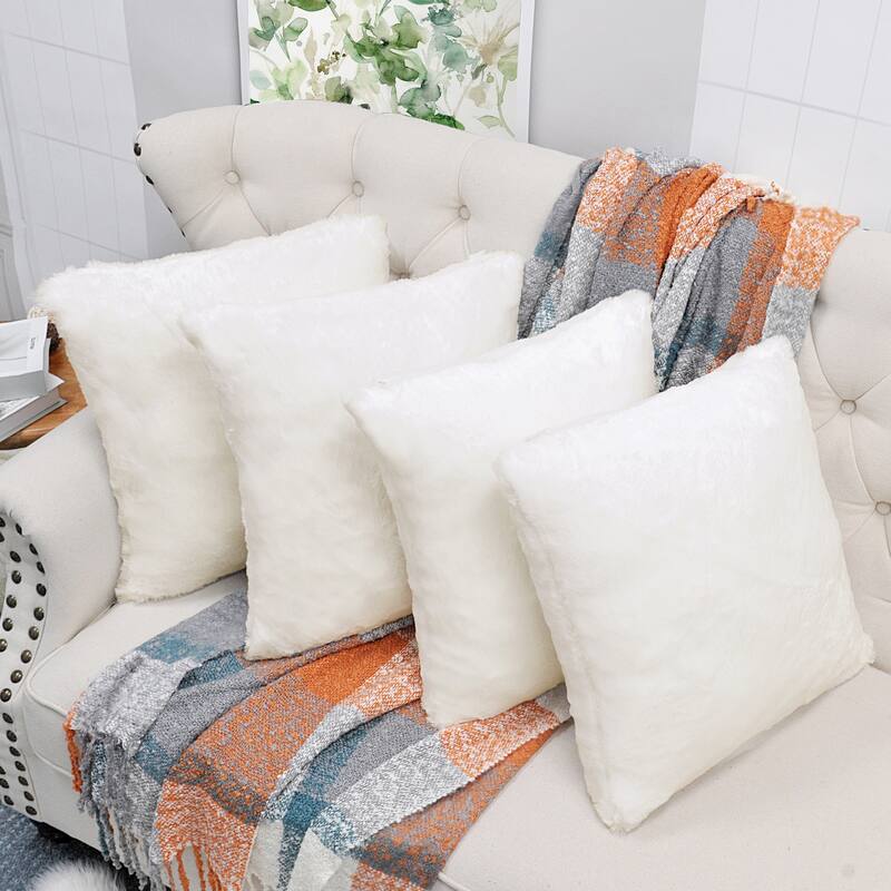 Fauxfur Pillow Shell Set 20'X20"