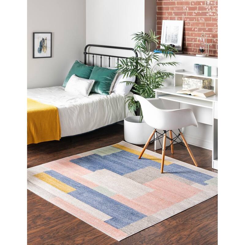 Contemporary Heloise Collection Area Rug