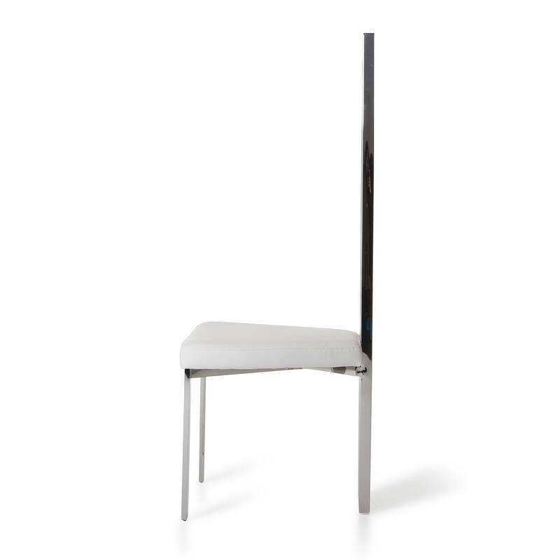 Modrest Elise White Dining Chair