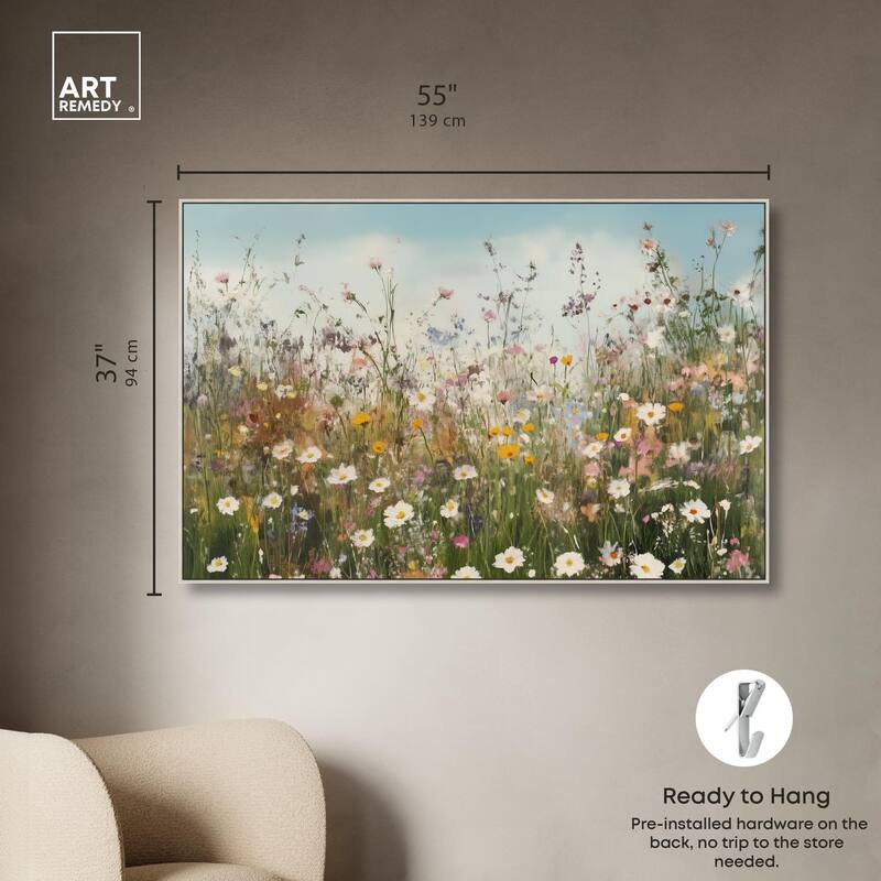 Glimmering Glade Garden III Canvas by Art Remedy