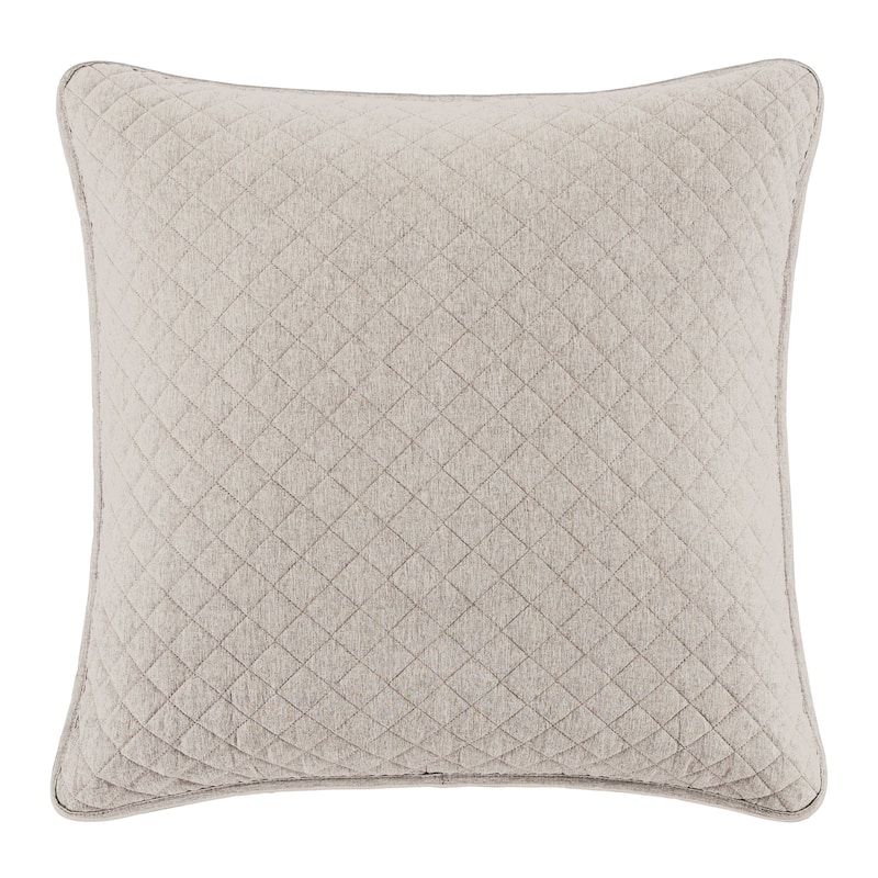 Indigo Hill by HiEnd Accents Anna Diamond Quilted Euro Sham, 27"x27"