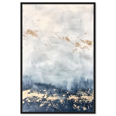 Ocean's Gold Hues II Canvas by Art Remedy