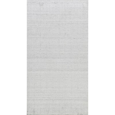 Geometric Contemporary Moroccan Oriental Wool Area Rug Hand-knotted - 4'10" x 7'7"