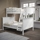 preview thumbnail 5 of 8, Linon Kamran Twin over Full Bunk Bed White