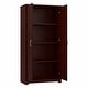 preview thumbnail 39 of 81, Cabot Tall Storage Cabinet with Doors by Bush Furniture