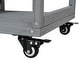 preview thumbnail 17 of 53, Outdoor Kitchen Island with Stainless Steel Top & Storage, Lockable Wheels