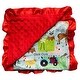 preview thumbnail 1 of 2, Reversible Soft Textured Minky Dot Baby Infant Toddler Blanket