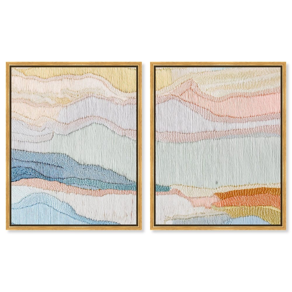 Gentle Breeze II Canvas Set of 2 by Art Remedy