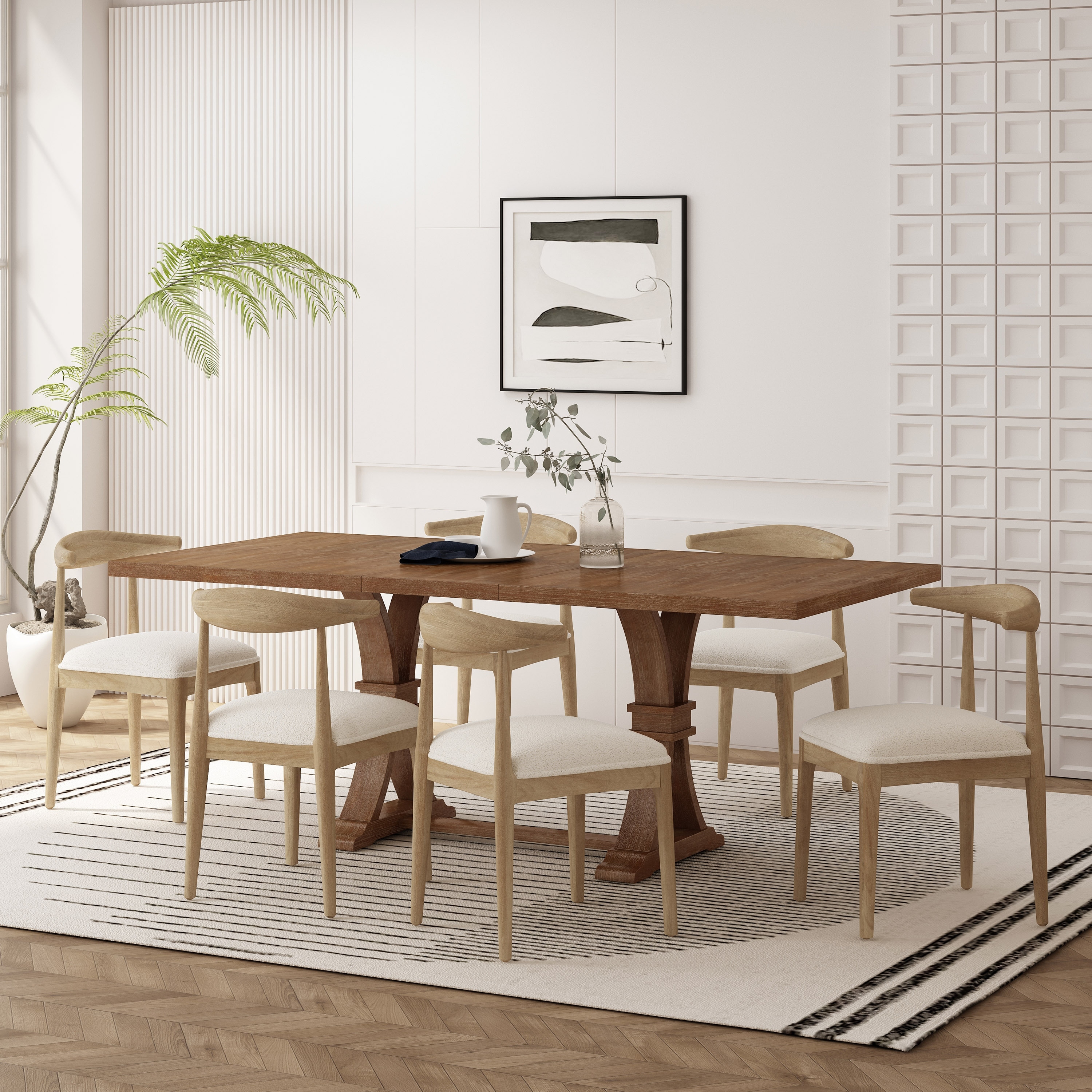 Ellington 7 piece outlet upholstered dining set