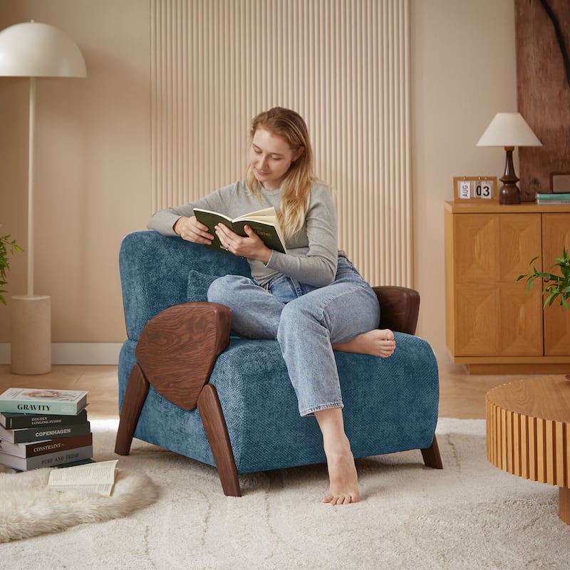 Modern Accent Armchair With Plush Cushioning,Comfortable Armrests,And Stylish Design For Living Room,Bedroom,Or Office