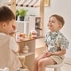preview thumbnail 4 of 13, Teamson Kids Wooden Coffee Stand Pretend Play with Coffee Machine and 29 Pcs Accessories for Age 3-5 Kid and Toddlers