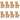 Patio Chairs with Beige Cushions 8 pcs Solid Teak Wood