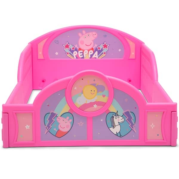 Peppa Pig Sleep And Play Toddler Bed By Delta Children Overstock 32604821