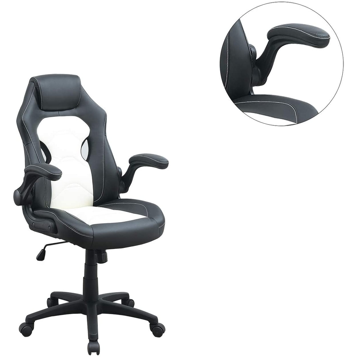 Black white office clearance chair