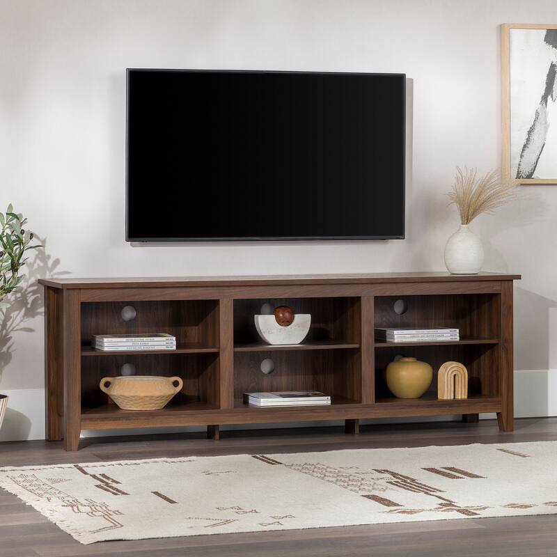 Middlebrook Designs 70-inch Wooden TV Stand with Open Storage