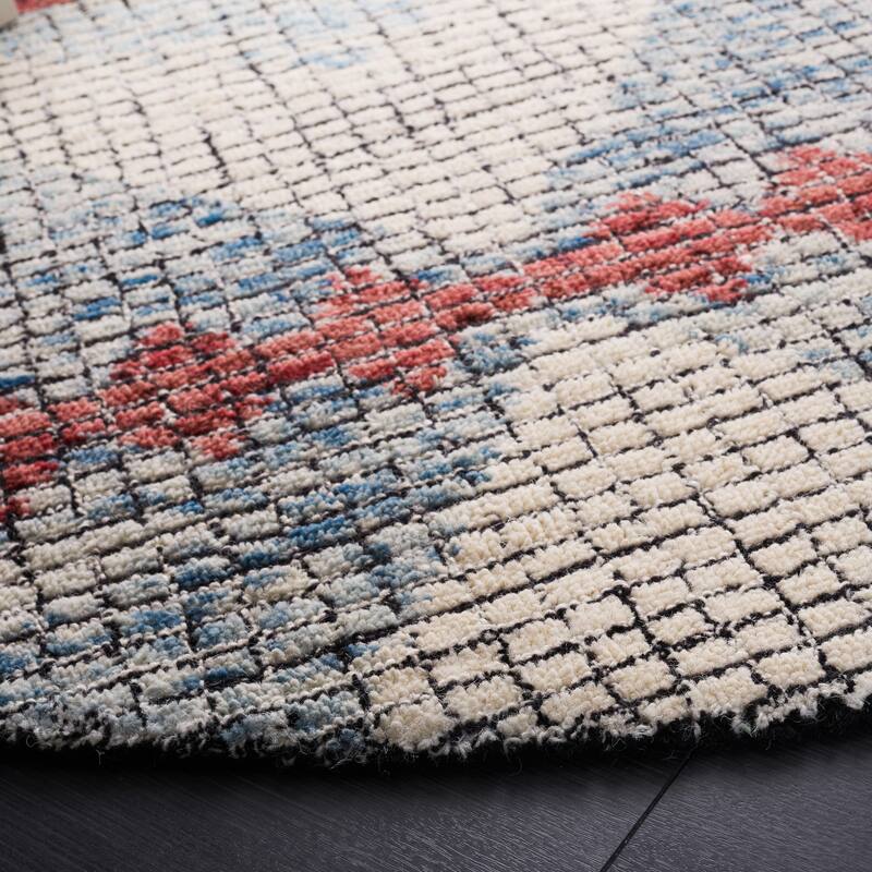 SAFAVIEH Handmade Abstract Heli Tribal Boho Wool Rug