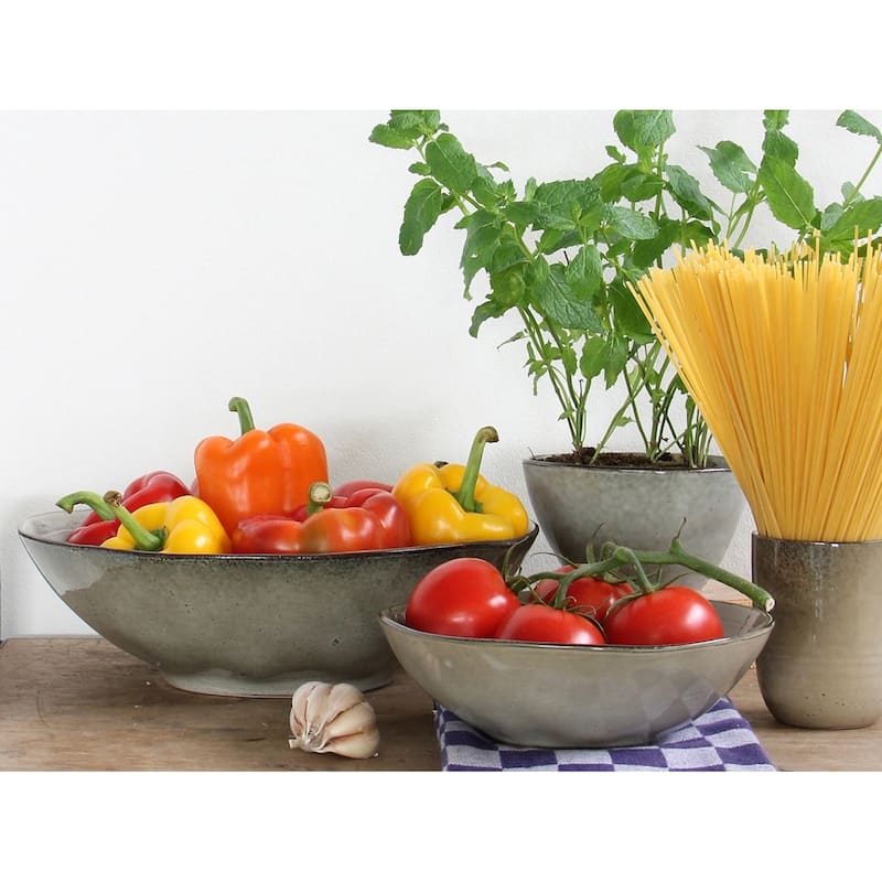 Tabo 9.25" Bowl Grey - ST - Grey