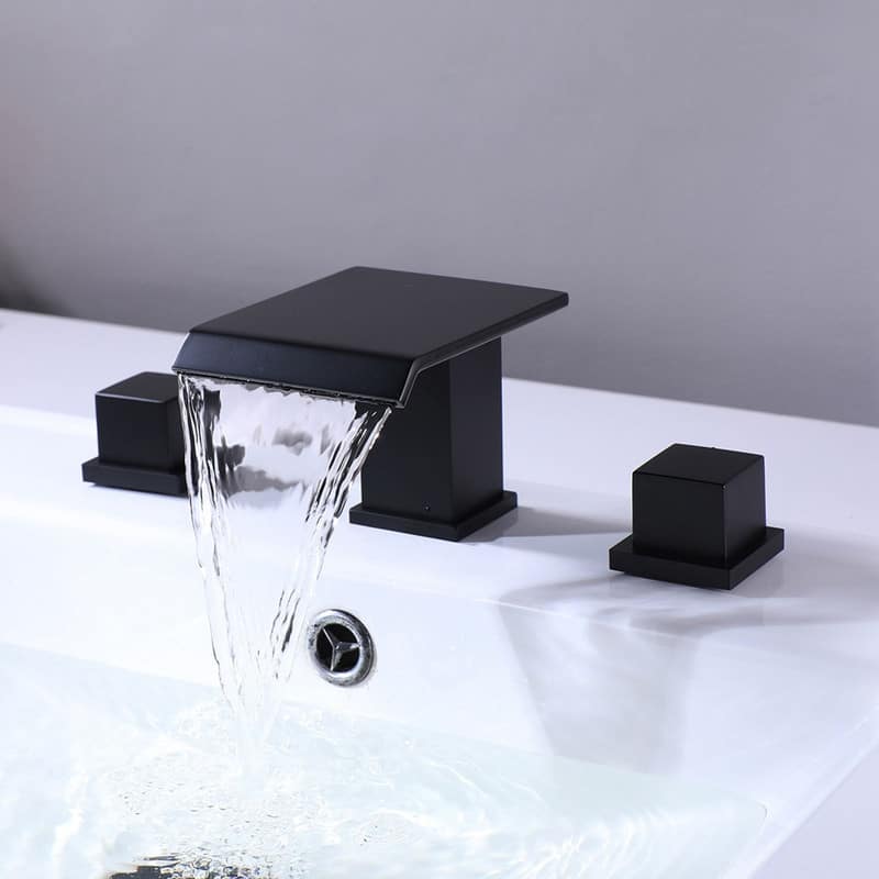 Waterfall Bathroom Faucet Single Lever One Hole Lavatory Sink Faucet