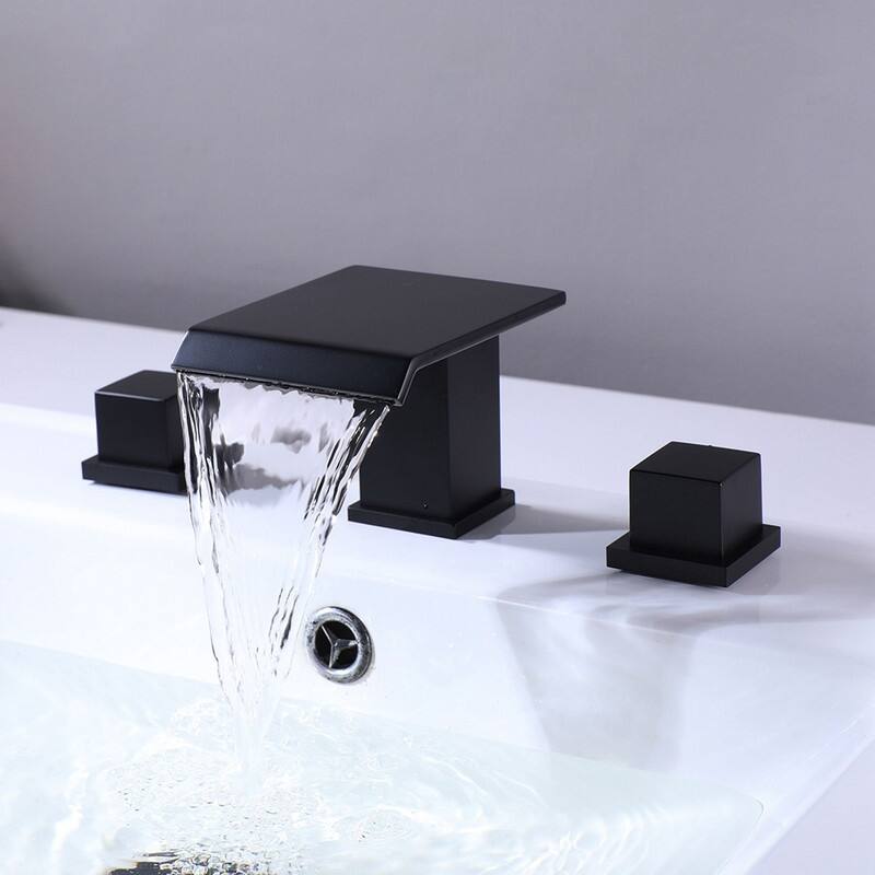 Waterfall Bathroom Faucet Single Lever One Hole Lavatory Sink Faucet