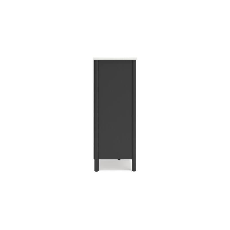 Signature Design by Ashley Cadmori Black/White Chest of Drawers