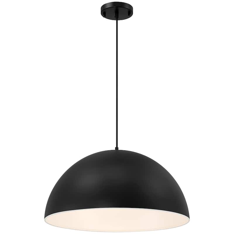 Access Lighting Huck 1 Light Pendant - Matte Black