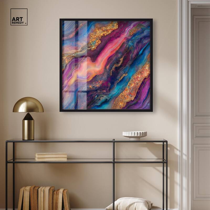 Glittering Spectrum III Shadowbox by Art Remedy