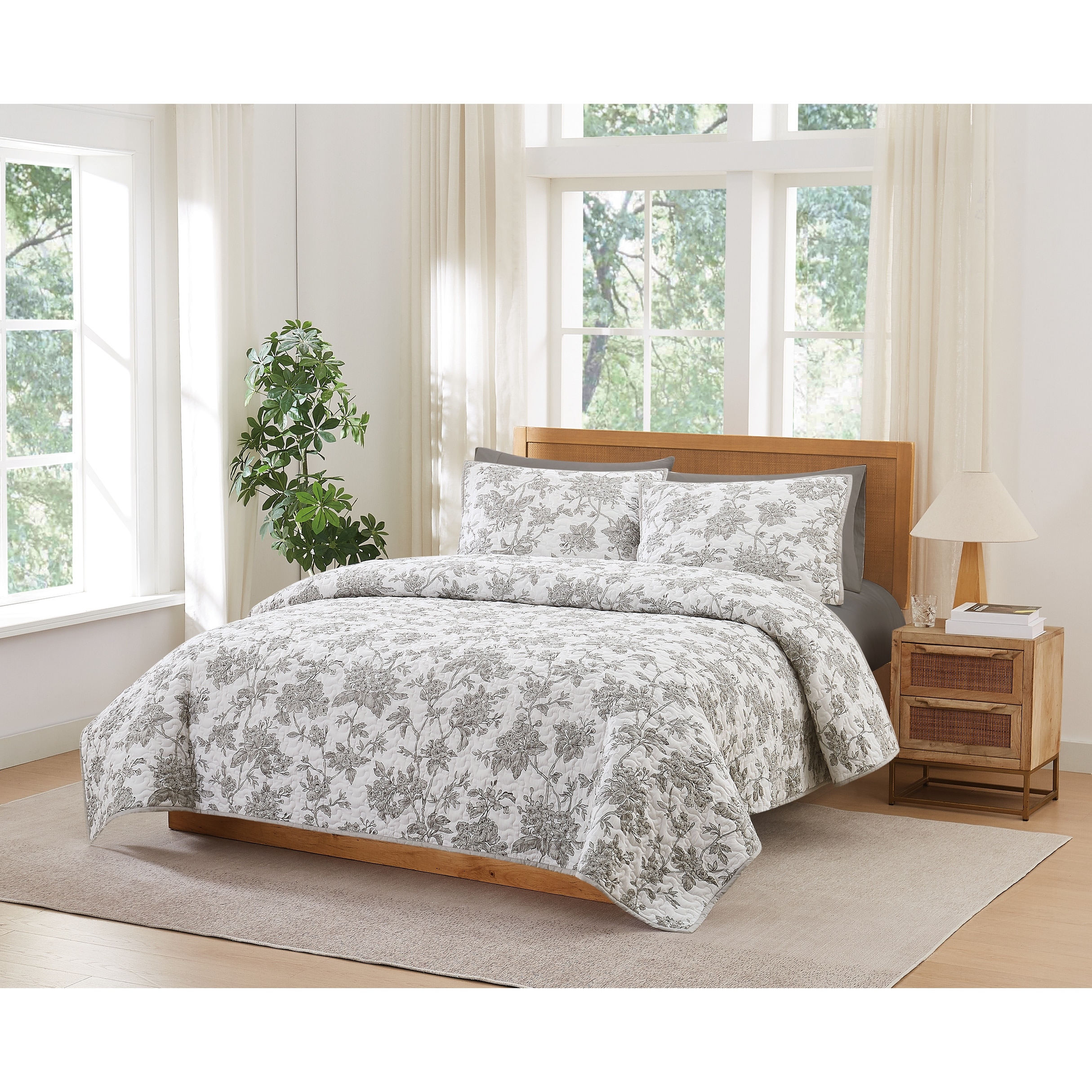 Brooklyn Loom Mila Floral Quilt Set NEIGHBORHOODxLordz of Brooklyn 