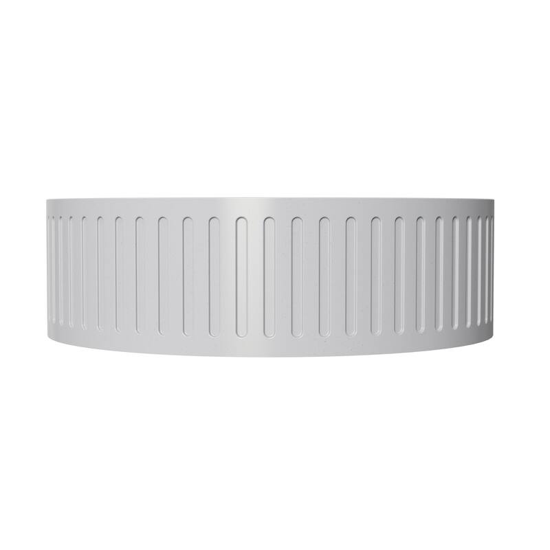 Topcraft 15'' Concrete Round Bathroom Vessel Sink