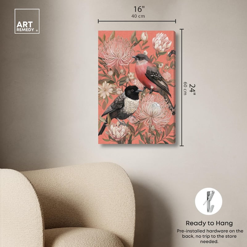 Protea Paradise Canvas by Art Remedy, Gallery Wrapped