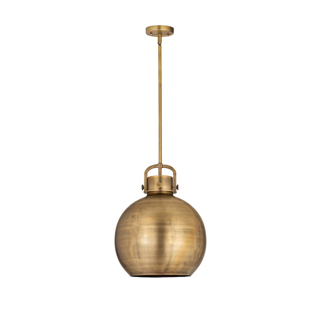 Innovations Lighting Newton Metal Sphere - 1 Light 14" Stem Hung Pendant