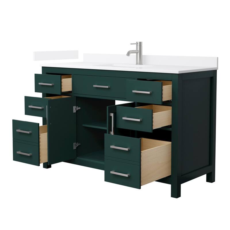 Wyndham Collection WCG2424-54S-QTZ-UNSMXX Beckett 54" Free Standing