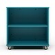 preview thumbnail 9 of 21, Tot Mate Open Single Sided Mobile Storage Locker, Write-on Wipe-off Markerboard Back - 36" Height x 23" Depth