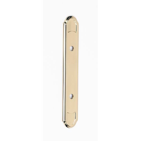 slide 2 of 4, Alno Classic Traditional 3-1/2 Inch Center to Center Cabinet Pull Unlacquered Brass
