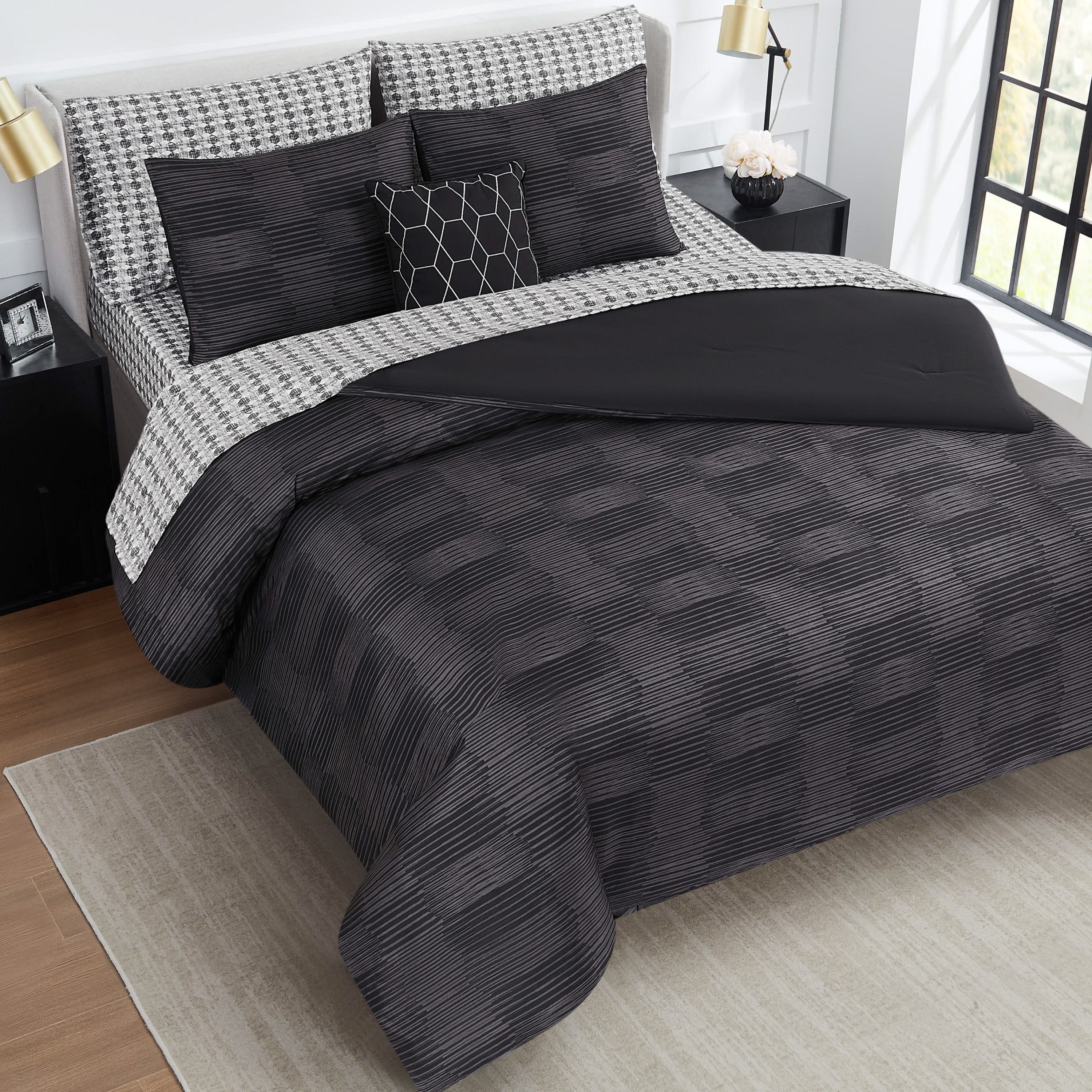 Nine West Oslo Stripe Bed in a Bag