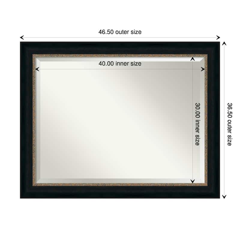 Beveled Wall Mirror - Paragon Bronze Frame - Paragon Bronze