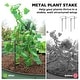 preview thumbnail 22 of 34, Outsunny 2PCS Galvanized Raised Garden Bed, Raised Beds for Gardening with Plant Support Stakes and Rubber Strap Edging