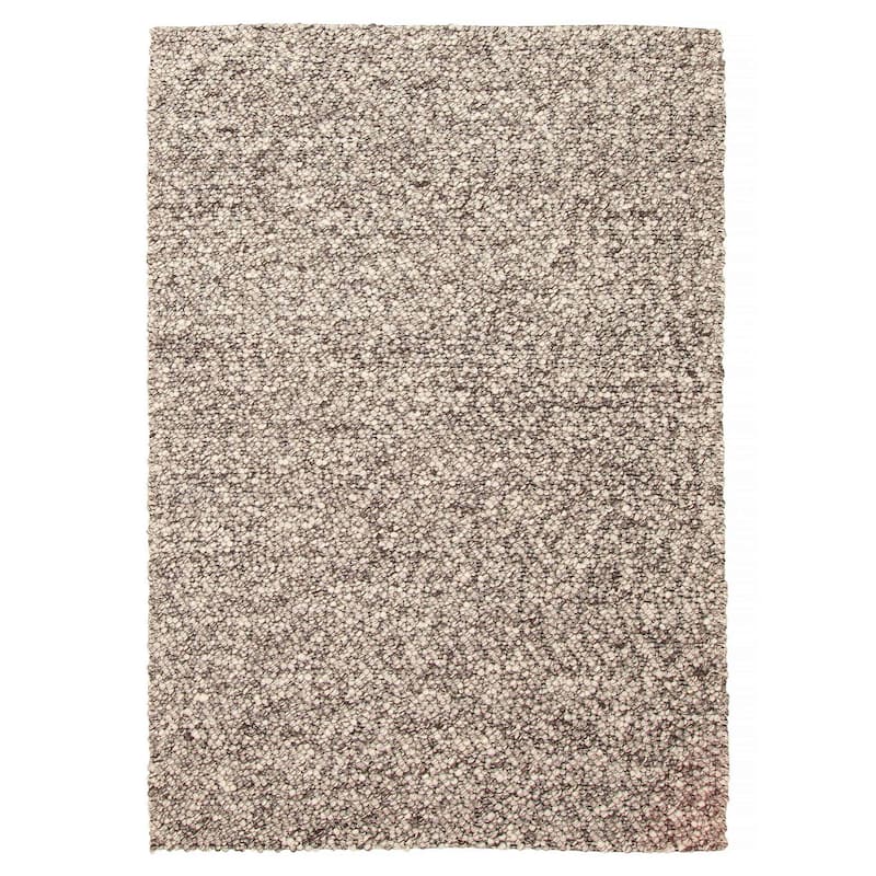 ECARPETGALLERY Braid weave Sienna Dark Brown Wool Rug - 5'3 x 7'6 - Dark Brown - 5'3 x 7'6
