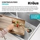preview thumbnail 7 of 16, KRAUS WasteGuard Continuous Feed Garbage Disposal for Kitchen Sinks