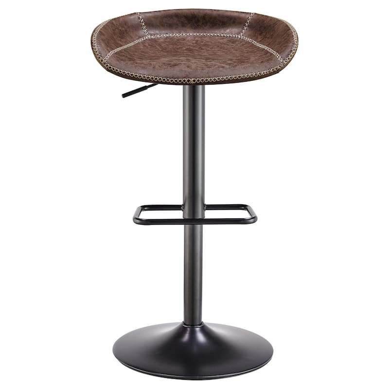 NPD Furniture Rogue Faux Leather Gaslift Bar Stool
