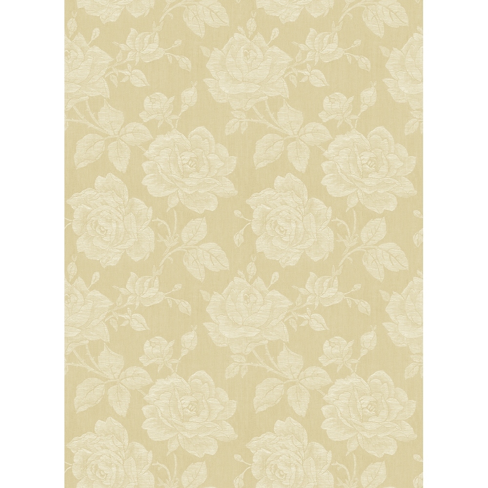 Seabrook Designs Maeva Rosebuds Unpasted Wallpaper