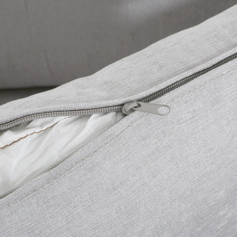 Grey 39.17" Accent Chair with Metal Legs