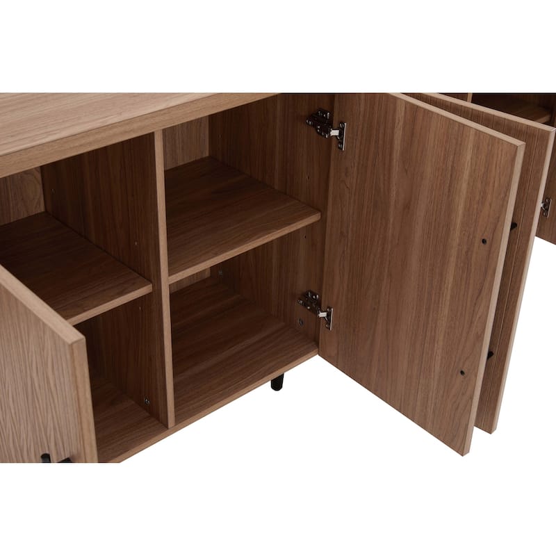 Manhattan Comfort Mid Century Modern Jodie 64.6 Inch Sideboard