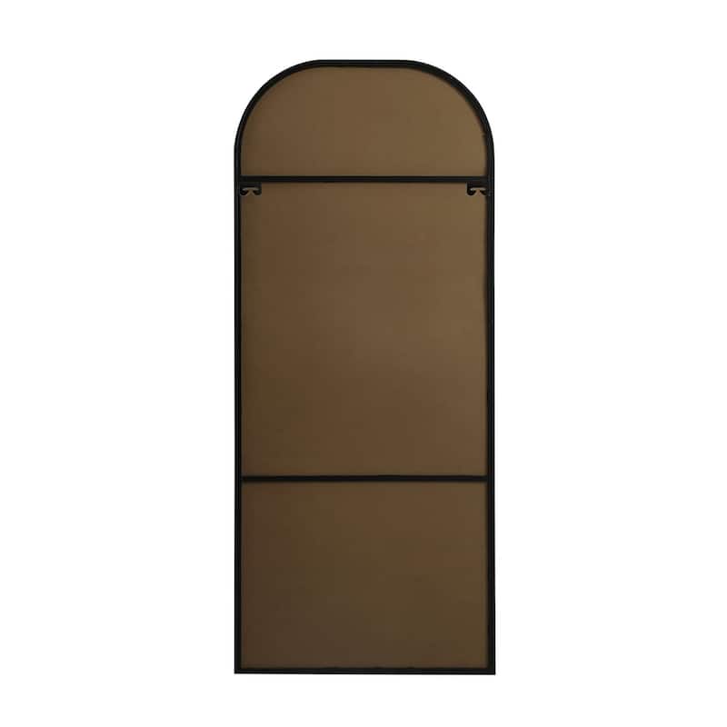 Indigo Home Metal Frame Arch Full Length Mirror 28x66 Inch